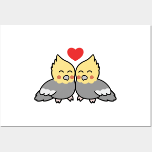 Cockatiel Love Posters and Art